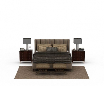 European Style Double Bed-ID:907376052