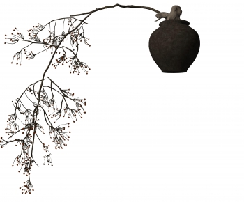 Wabi-sabi Style Dried Branch-ID:408638003