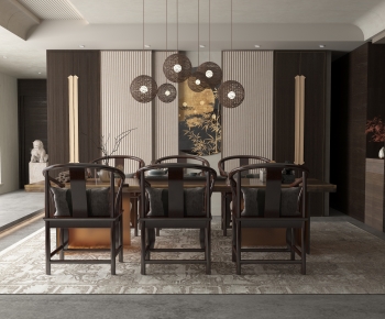 New Chinese Style Tea House-ID:370434055