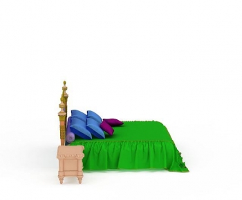 European Style Double Bed-ID:867611892