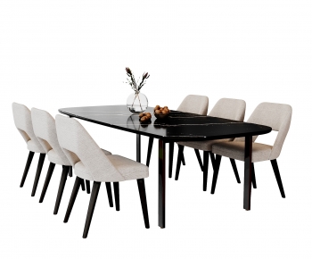 Modern Dining Table And Chairs-ID:205753096