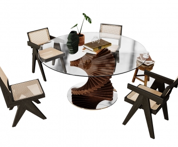 Modern Dining Table And Chairs-ID:762511013