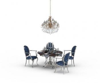 European Style Dining Table And Chairs-ID:837949997