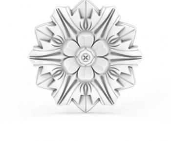 European Style Plaster Carved Top Plate-ID:186948067