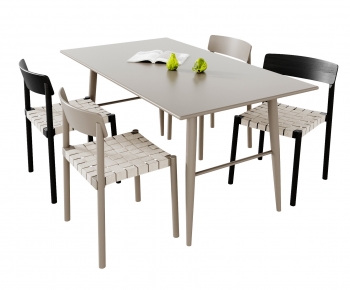 Modern Dining Table And Chairs-ID:690308096