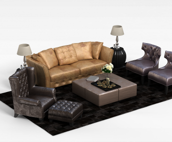European Style Sofa Combination-ID:721139965
