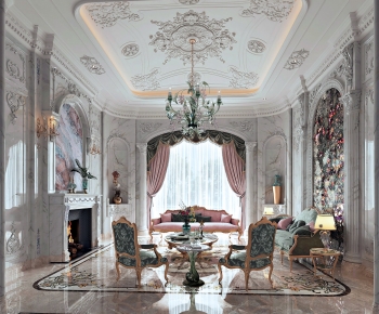 European Style A Living Room-ID:962843891
