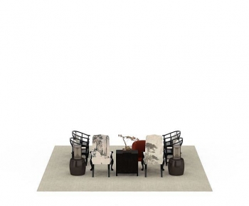 New Chinese Style Lounge Chair-ID:323221929