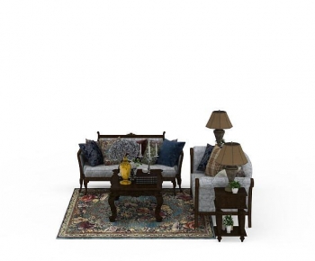 European Style Sofa Combination-ID:596506124