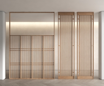 New Chinese Style Wooden Screen Partition-ID:492053037