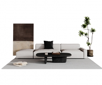 Modern Three-seat Sofa-ID:745078094