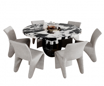 Modern Dining Table And Chairs-ID:552210895