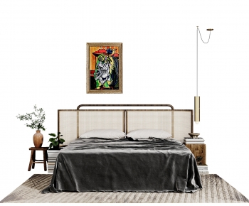 Modern Double Bed-ID:234196909