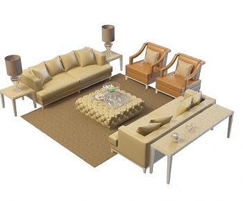 European Style Sofa Combination-ID:845587975