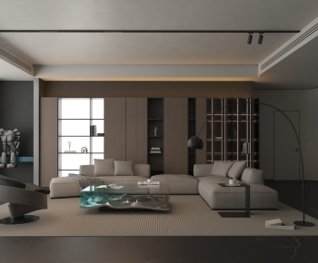 Modern A Living Room-ID:189024939
