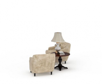 European Style Single Sofa-ID:985789066