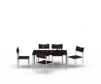 Modern Dining Table And Chairs-ID:555162914