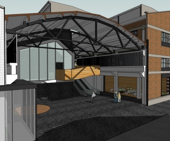 Industrial Style Architecture Of Artistic Style-ID:547729021