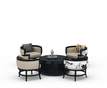 Chinese Style Leisure Table And Chair-ID:123179047