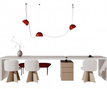 Modern Office Desk And Chair-ID:272800972