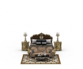 European Style Double Bed-ID:853308921