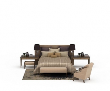 Modern Double Bed-ID:681642066