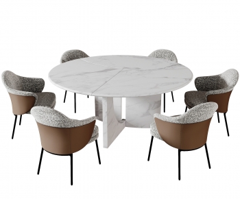 Modern Dining Table And Chairs-ID:872884998