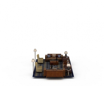 Simple European Style Sofa Combination-ID:629283915