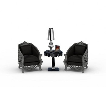 European Style Single Sofa-ID:777590392