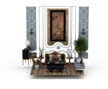 European Style Sofa Combination-ID:866857051