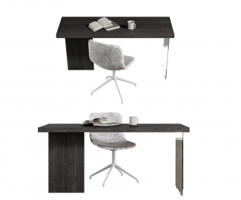 Modern Computer Desk And Chair-ID:108804949