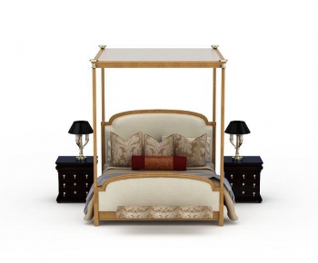 Classical Style Double Bed-ID:101413017