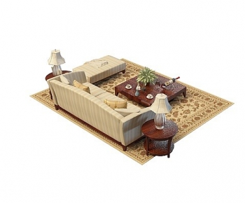 European Style Sofa Combination-ID:104470341