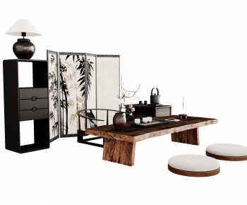 New Chinese Style Tea Tables And Chairs-ID:269323116
