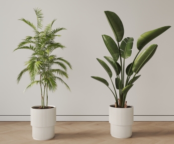现代落地绿植盆栽组合-ID:404133089