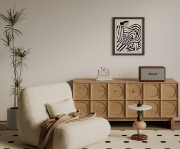 Modern Single Sofa-ID:664800882