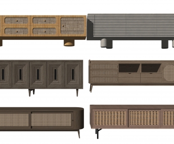 Wabi-sabi Style TV Cabinet-ID:392482045