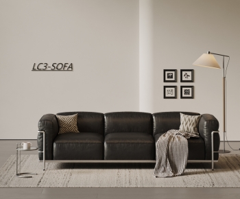Modern Three-seat Sofa-ID:756305933