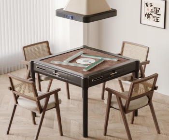 Modern Mahjong Tables And Chairs-ID:752542026