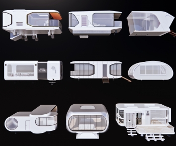 Modern Appearance Of Commercial Building-ID:585756066