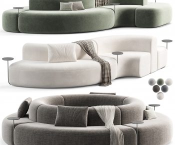 Modern Curved Sofa-ID:661602026