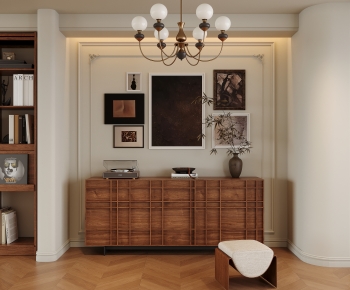 French Style Entrance Cabinet-ID:716865061