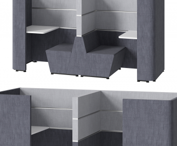 Modern Office Desk And Chair-ID:443516027