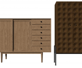 Wabi-sabi Style Side Cabinet-ID:435580973