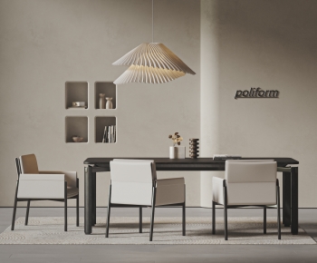 Modern Dining Table And Chairs-ID:634675035