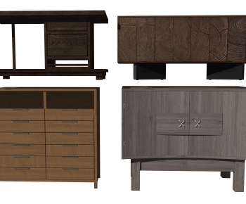 Retro Style Side Cabinet-ID:262058024