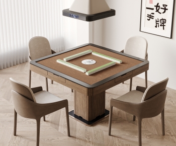 Modern Mahjong Tables And Chairs-ID:514898066