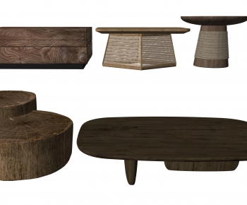 Wabi-sabi Style Coffee Table-ID:253920082