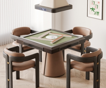 Modern Mahjong Tables And Chairs-ID:257944112