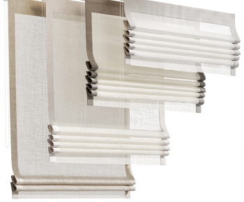New Chinese Style Roman Curtain-ID:591300965